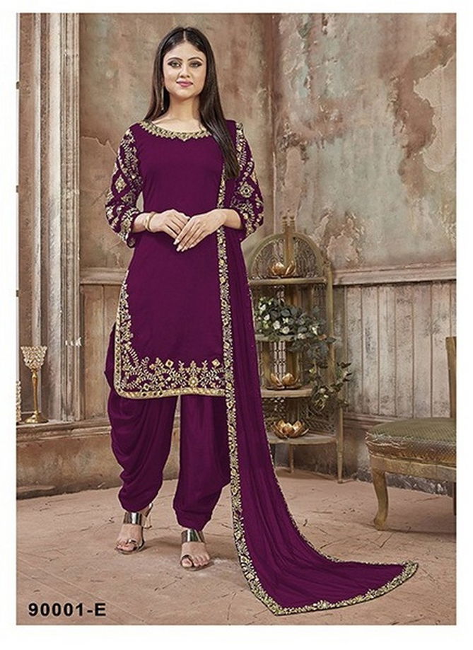 Twisha 90001 Heavy Faux Georgette With Embroidery Cording Real Mirror and Fancy Diamond Work Salwar Kameez Collection